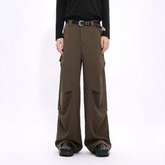 完売品 HARE 2WAYトロミワイドカーゴパンツ グリーン78 緑 ズボン