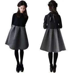 [ARCADY] フォーマル ワンピース 女の子 こども 小学生 冠婚葬祭 法事 入学式 卒業式 (110, ブラック)