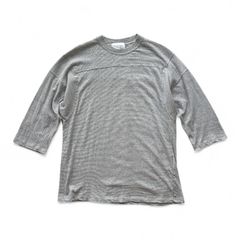 UNUSED アンユーズド Micro Border Football T Shirt　ボーダーTシャツ