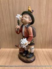 【10％クーポン使用可】SK/anri アンリ　木彫り人形　限定物　高さ約27cm