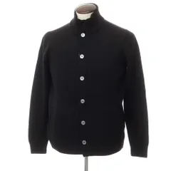 【中古】グランサッソ GRAN SASSO ウール スタンドカラー カーディガン カーディガン ブラック【サイズ52】【メンズ】のサムネイル