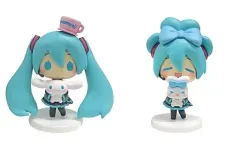 【中古】フィギュア 全2種セット 「初音ミク×シナモロール」 ミニフィギュア(EX)