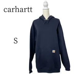 carhartt カーハート 紺 長袖 パーカー S