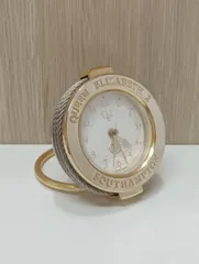 新品】クイーン エリザベス2 ステンドグラス掛け時計 花時計