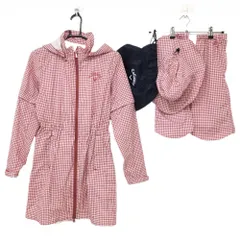 【美品】キャロウェイ レインウェア(2WAYワンピース×レッグカバー×レインハット) レディース M ゴルフウェア 2023年モデル Callaway