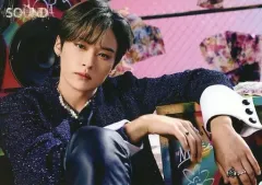 【中古】キャラカード リノ(Stray Kids)/横・背景ピンク ランダムトレーディングカード 「THE SOUND」 リリース記念グッズ