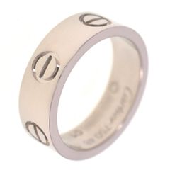 カルティエ CARTIER ラブ リング クラシックモデル サイズ48/JP8 K18WG レディース S#138532