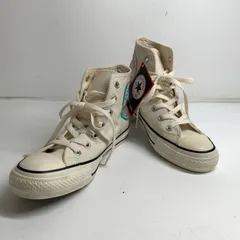 f001 L 未使用保管品 Converse All Star ハイカット サイズ：4.5 23cm ホワイト 1SC618 コンバース