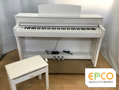 ★68028【電子ピアノ】YAMAHA　SCLP7450ＷＨ　21年製