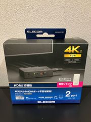 エレコム　HDMI切替器（2ポート） DH-SW4KP21BK