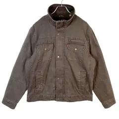 リーバイスLevi's︎︎裏地ボアデニムジャケットミリタリージャケットアクティブジャケットワークジャケット茶色ブラウンフェードy2kレトログランパコアvintageヴィンテージ50801