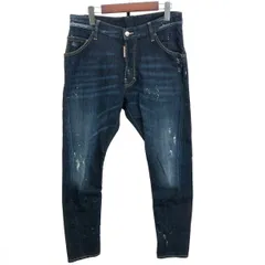 Dsquared2 ディースクエアード ダメージ加工 デニム パンツ サイズ:48 74LB012130330 ブルー  メンズ 　240001128654