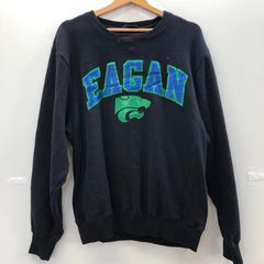 White bear スウェット トレーナー 長袖 フロントビックロゴプリント チーム スポーツ FAGAN CHINA製 メンズ S ブラック