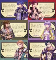 【中古】キャラカード [単品] 集合 書きおろしメッセージカード6枚セット 「Switchソフト Princess Arthur for Nintendo Switch GAMECITYセット」 同梱特典