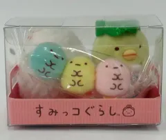 【中古】ぬいぐるみ しろくまわたがし＆ぺんぎん?ヨーグルト＆たぴラムネ てのりぬいぐるみセット(3体セット) だがし屋すみっコテーマ 「すみっコぐらし」 キデイランド限定