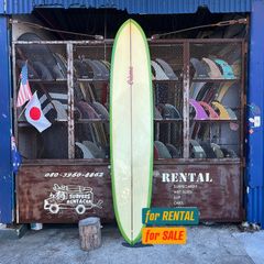 送料別途ご請求 ロングボード シングルフィン Crème Surfboards / ANSWER 9’2" クリーム サーフボード