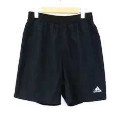 アディダス ショートパンツ ハーフパンツ クライマライト ストレッチ スポーツウエア ボトムス メンズ J/Lサイズ ネイビー adidas 【中古】