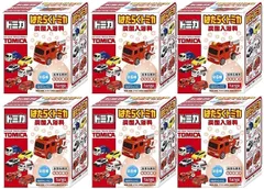 【6個セット】はたらくトミカ 炭酸入浴料 小さなトミカおまけ付き ももの香り 