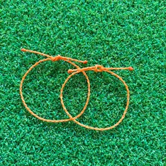 レノファ山口FC アンクレット 2本セット 願掛け オレンジ チーム サッカークラブ