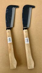 【長期保管品汚れあり特価！限定1セットのみ！】最高級五郎智光  全鋼ナタ  150mm×2本セット