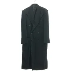 Ermenegildo Zegna エルメネジルド ゼニア Neiman Marcus ダブルブレステッドカシミヤコート  ブラック 46のサムネイル