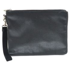 IT330112 グッチ クラッチバッグ セカンドバッグ 387075 レザー ブラック メンズ GUCCI 中古