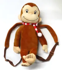【中古】雑貨 ジョージ(マフラー) ぬいぐるみ型リュック 「おさるのジョージ」