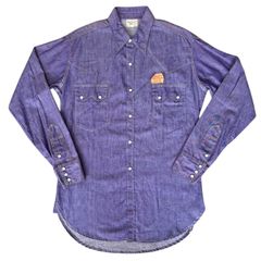 ザリアルマッコイズ The REAL McCOY'S ■【 JOE McCOY & CO. Western Lunch Man Chambray Shirt JSC 750006 】ジョーマッコイ ランチマン シャンブレー ウエスタン シャツ