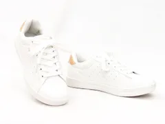 レディース エドウィン 靴 EDWIN EDW 4328 WHT/PINK コートタイプスニーカー 軽量 カジュアルスニーカーのサムネイル
