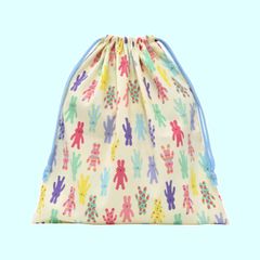きんちゃく キッズ 子供 日本製 給食袋 L 体操服袋 大きめ ｎｉｃｏｍａｋｏ（ニコマコ）