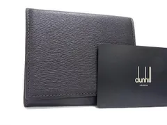 ■新品同様■ dunhill ダンヒル レザー コインケース コインパース 小銭入れ メンズ ダークブラウン系 FC0011 