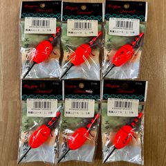 鮎達人　エサ釣り用ウキ　1.5号　6袋セット　釣具　釣り用品　まとめ売り　釣り引退セット　※2101