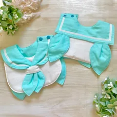 うさみみ付きセーラースタイ パステルミント