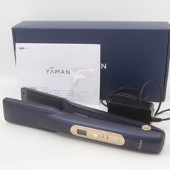IT4IT8PMHYIO 未使用 YA-MAN ヤーマン ナイトリペアアイロン YJHB4L ネイビー  ヘアケア ストレート 夜アイロン 美容機器