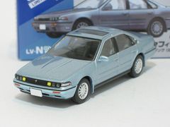 日産 セフィーロ スポーツクルージング（ブルーイッシュシルバー）88年式 LV-N335a【トミーテック社1/64ミニカー】【トミカの時】