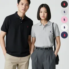 新品未使用 ラルフローレン ポロシャツ 半袖 レディース メンズ 綿100％ クラシックフィット USA規格 ボーイズサイズ 鹿の子 定番 ブランド POLO RALPH LAUREN CORE REPLEN 323603252