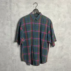 90s GAP マドラスチェック ヴィンテージシャツ 好配色 オールドギャップ ビッグサイズ XL程度
