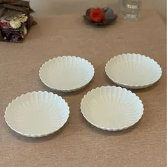 たち吉「白菊」銘々皿・取り皿 4枚セット