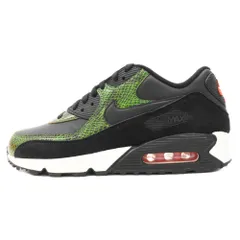 NIKE (ナイキ) AIR MAX 90 GREEN PYTHON エアマックス90 グリーン ローカットスニーカー ブラック/グリーン US9/27cm CD0916-001のサムネイル
