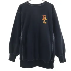 Champion チャンピオン 90s USA製 刺繍タグ オールド 長袖 リバースウィーブ スウェット トレーナー XL ブラック メンズ 古着