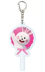 【中古】キーホルダー うさぎちゃん 「たべっ子どうぶつ THE MOVIE アクリルキーホルダー 01.公式イラスト」