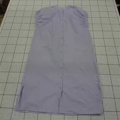 ◇ ⊂ titivate ティティベイト ノースリーブ ロング丈 シャツ ワンピース サイズM パープル系 レディース E  【1509180008152】のサムネイル