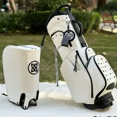 新品 G/FORE（ジーフォア）スタンドキャディバッグ ゴルフ ブラック ホワイト
