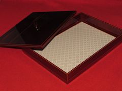 飛騨春慶塗 文庫 書箱 硯箱 文箱 紙箱付 木製漆器 伝統工芸