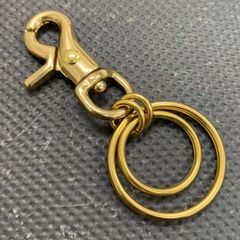 新品 真鍮 ベルトフック 日本製 ソリッドブラス SOLID BRASS刻印