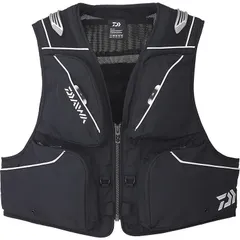 ダイワ DV-3023 ブラック XLサイズ （フィッシングショートベスト）のサムネイル