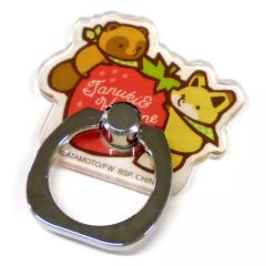 [중고] 모바일 잡화 너구리 & 여우 (딸기) 스마트 폰링 [이치 반 쿠지 너구리와 여우 ~ 쿠다 것이 가득 ~] D상