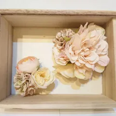 9 親子コサージュ！2点セット！お花のブローチ！箱入り・ギフト・プレゼント