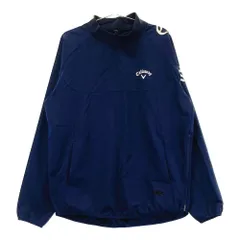 サイズ：LL CALLAWAY キャロウェイ 2023年モデル ハイネック サイドジップブルゾン  ネイビー系 [240101380675] ゴルフウェア メンズ ストスト