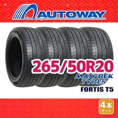 【AUTOWAY】 新品 265/50R20 サマータイヤ MAXTREK FORTIS T5 20インチ 4本セット 夏タイヤ オートウェイのサムネイル